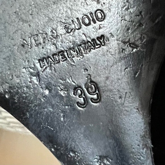 Lanvin Wedge Heeled Black Patent Leather Ankle Boots Side Zip Women EU 39 US 8 - Picture 14 of 15